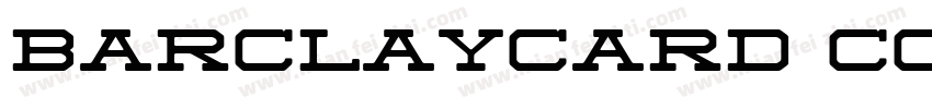 Barclaycard Co Bd字体转换